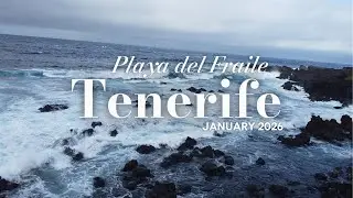 Playa del Fraile in the Storm, Tenerife
