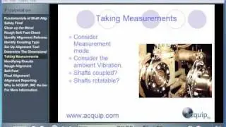 Acquip Laser Alignment Presentation: Fundamentals of Shaft Alignment