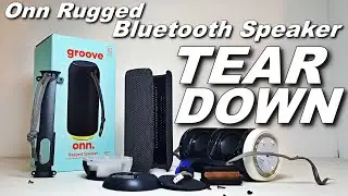 GROOVE ONN MEDIUM RUGGED BLUETOOH SPEAKER TEARDOWN