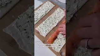 SALMON AND CREAM CHEESE ROSES - 19/100 DAYS OF HEALTHY BREAKFAST IDEAS