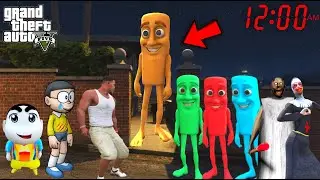 Evil Nun Tung Tung Tung Sahur Gang Granny Play Hide and Seek With Shinchan and Franklin in GTA 5