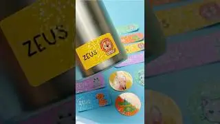 DIY Cute School Name Labels with Cricut | Easy Personalized Stickers Tutorial #cricut #backtoschool