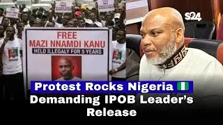 #FreeNnamdiKanu Protest Rocks Nigeria 🇳🇬 Demanding IPOB Leader&rsquo;s Release