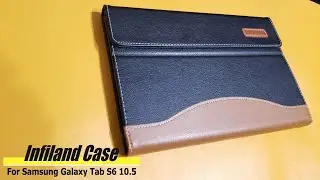 Infiland Case for Samsung Galaxy Tab S6 10.5 [4K - VIDEO] - One of The best cases for Galaxy Tab S6