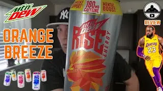 MTN DEW&reg; RISE Energy REVIEW! ⛰️💧🍊🌬️⚡| Orange Breeze | theendorsement