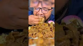 SPICY MUTTON BOTI CURRY AND BASMATI RICE EATING CHALLENGE