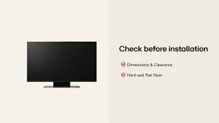 LG QNED TV : Installation Guide &ndash; QNED81 50 43​