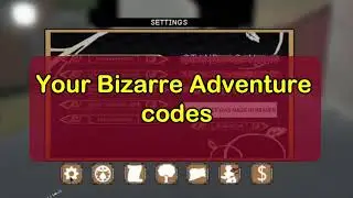 YBA codes Your Bizarre Adventure Roblox 2021