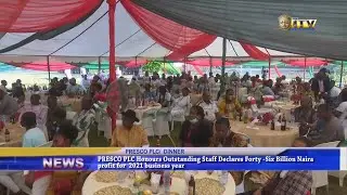 PRESCO Plc. honours outstanding staff declares 46B naira profit for 2021 business year.
