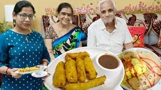 ବାପା ବୋଉଙ୍କ favourite evening snacks Recipe | Paneer pakoda,imli chutney special ଶାଶୁ ବୋହୁ ଥାଳି
