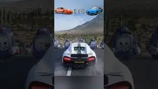 Toyota Supra VS Bugatti chiron ( forza horizon 5 ) #shorts