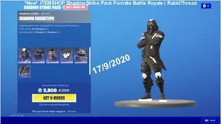 *New* ITEMSHOP Shadow Strike Pack Fortnite Battle Royale | RabidThread