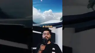 This plane hit a cloud while an icing condition #Cloud #Shorts