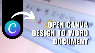 💲 ULTIMATE: How To Open Canva Design to Word Document (2024) - Easy Fix | English
