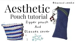 2 Useful Zipper Pouch Ideas 💙 | Easy DIY at Home#sewing #youtubevideo #youtube #viralvideo #video 