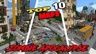 Top 10 Maps for Zombie Apocalypse - Minecraft Bedrock