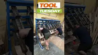 Loading up the clamp rack