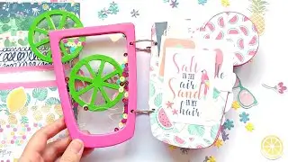 Tutorial de scrapbooking Como hacer un álbum Coctelera