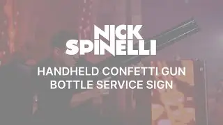 Andy Austin&rsquo;s Finale | Industry Party | Bottle Service Signs, Confetti Guns, Sparkulars & Lasers