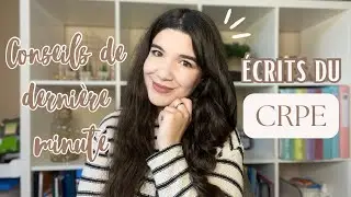 CRPE | Conseils de derni&egrave;re minute avant les &eacute;crits !