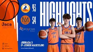 HIGHLIGHTS - Junior Masc. Proycon CB Jaca - Escolapios B (J3, Junior 2&ordf; Aragonesa)