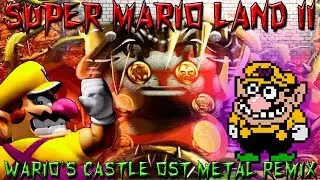 Super Mario Land II GB 🎵 Wario' s Castle OST 🎵 Industrial Metal Remix