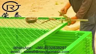 pvc coated chain link fence for protecting usage