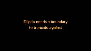 text-overflow: ellipsis Not Working? Here Are The Reasons Why