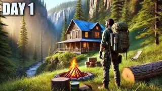 Day 1 Survival in a Post Apocalyptic World! New Coop Update... - Mist Survival