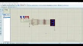 Decodificador bin&aacute;rio para display de 7 segmentos (catodo comum) com 7448