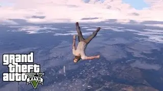 GTA V: Super Jump with Moon Gravity Compilation