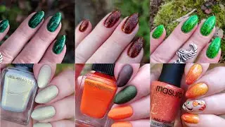 Маникюры октября 🪴 Masura, Celanaste, Scale lacquer, xDanceSky