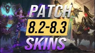 SMITE TALONS OF TYRANNY AND BONUS BALANCE SKINS  | 8.2 & 8.3 Skin Showcase