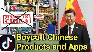 Stop Using Chinese Products and Apps, Boycott Chinese products