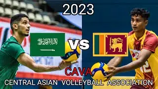 Sri Lanka vs Saudi Arabia | CAVA Men&rsquo;s Volleyball Challenge Cup 2023 Set 2