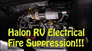 Halon RV Electrical Fire Suppression