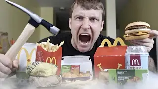 Science Experiment LIQUID NITROGEN vs McDONALD'S (DANGER ALERT) EXPLOSION