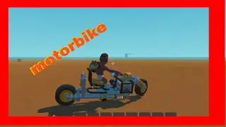 how to make a motorbike in scrap mechanic