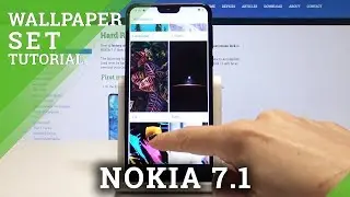 How to Change Wallpaper on NOKIA 7.1 - Set Up Wallpaper on Home / Lock Screen