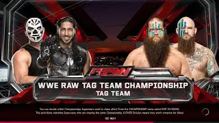 RAW WWE 2k20 - Retribution vs Viking Raiders - Tag Team Championship