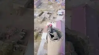 Workers Climb Tower to Demolish It | Risky Business of Tower Demolition