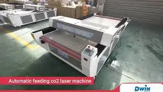1625 CO2 laser cutting machine with auto-feeding system