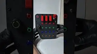 PC USB BUTTON BOX 3D PRINTED 24 FUNCTIONS BACK-LIT MULTICOLOUR BUTTONS FOR SIMRACING
