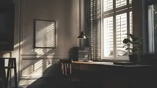 Quiet Morning Workspace | Cool & Transparent Ambient for Focus (1 Hour)