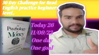 26 Day Challenge for Read English practice beginners level with Radhey talk #english #read#subtitles