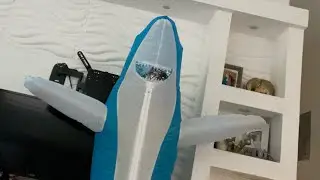 Inflatable￼ shark costume review ￼