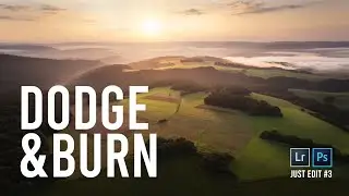 Dodge and Burn für Landschaftsfotografie - Lightroom & Photoshop Tutorial Deutsch - DJI Air 2s