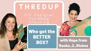 Распаковка моей первой сумки бренда ThredUp / Совместная работа с Racks_2_Riches У кого коробка лучше?