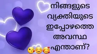 നിങ്ങളുടെ വ്യക്തിയുടെ ഇപ്പോഴത്തെ അവസ്ഥ എന്താണ്?|555 angel tarot card reading Malayalam