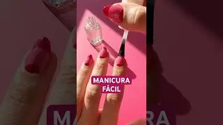 Step-by-step manicure to do at home 💅 done with conventional nail polish without a lamp #manicure